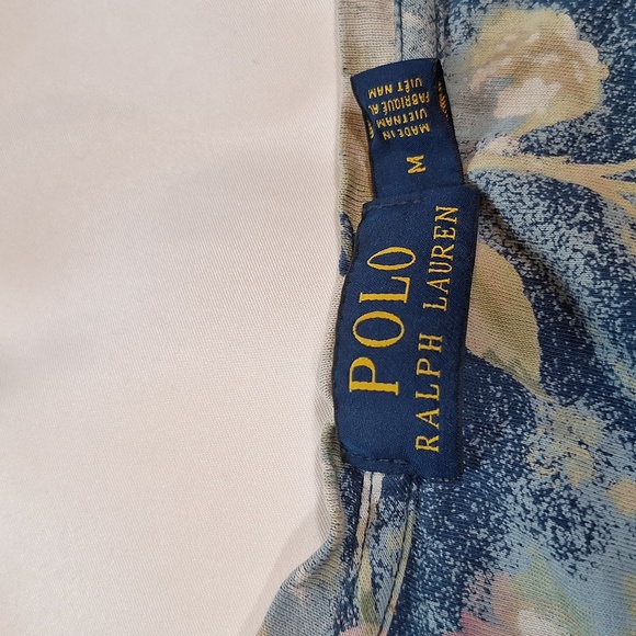 POLO RALPH LAUREN ALL OVER PRINT T-SHIRT HAWIIAN FLORAL MENS XXL CREW NECK - Picture 3 of 5